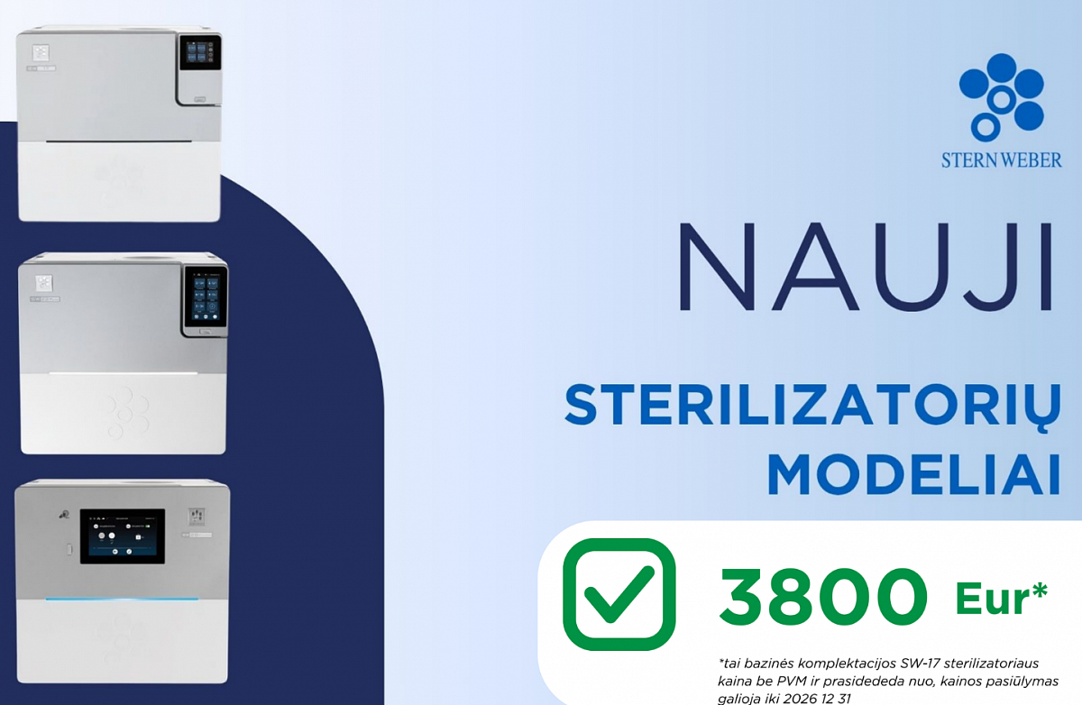 NAUJI Stern Weber stelizatorių modeliai - SW, SW PLUS ir SW PLATINUM